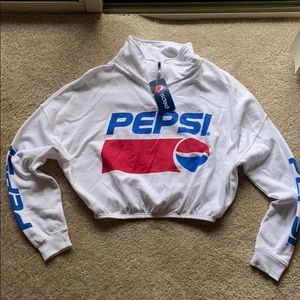 NWT Pepsi Cropped Sportswear Pullover